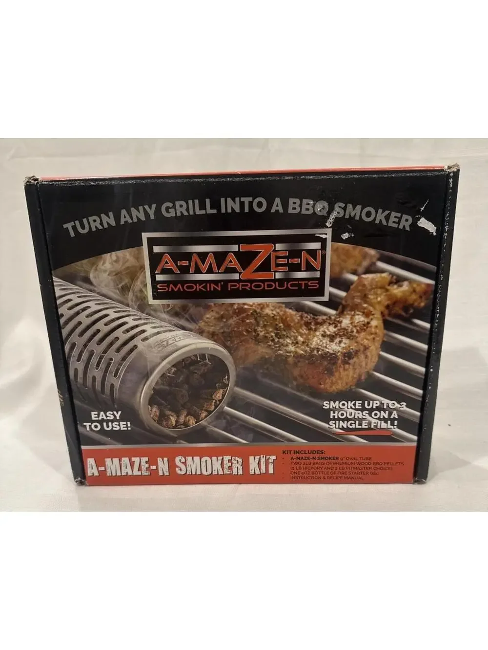 A-MAZE-N Smoker Kit Wood Pellet Smoker Box for Grill